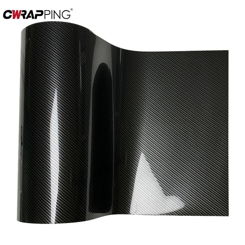 9D HighGloss Carbon Fiber Vinyl Film Premium Automotive Wrap 1