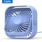 TOPK Mini Portable USB Desk Fan Powerful Airflow UltraQuiet Operation 12