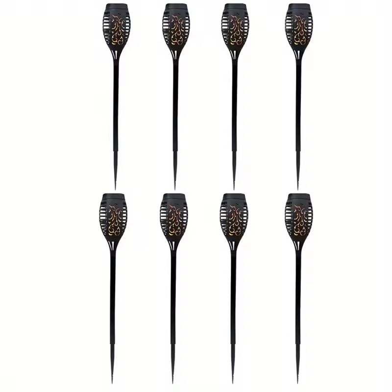 12LED Solar Flickering Flame Torch Lights Waterproof Outdoor Garden Decor 9