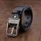 Premium Mens Cowhide Leather Belt Fashion Metal Alloy Pin Buckle 2