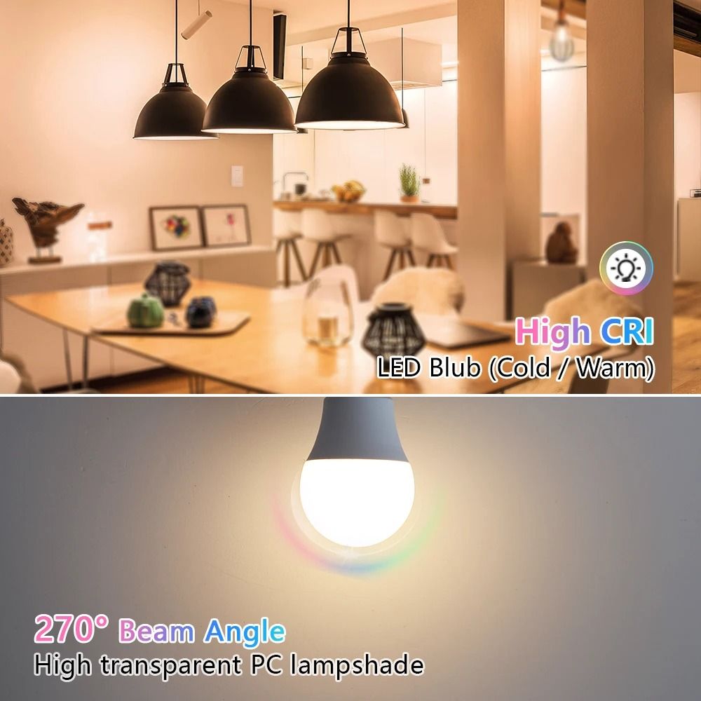 4Pack E27 LED Bulb Set HighEfficiency Indoor Lighting 3