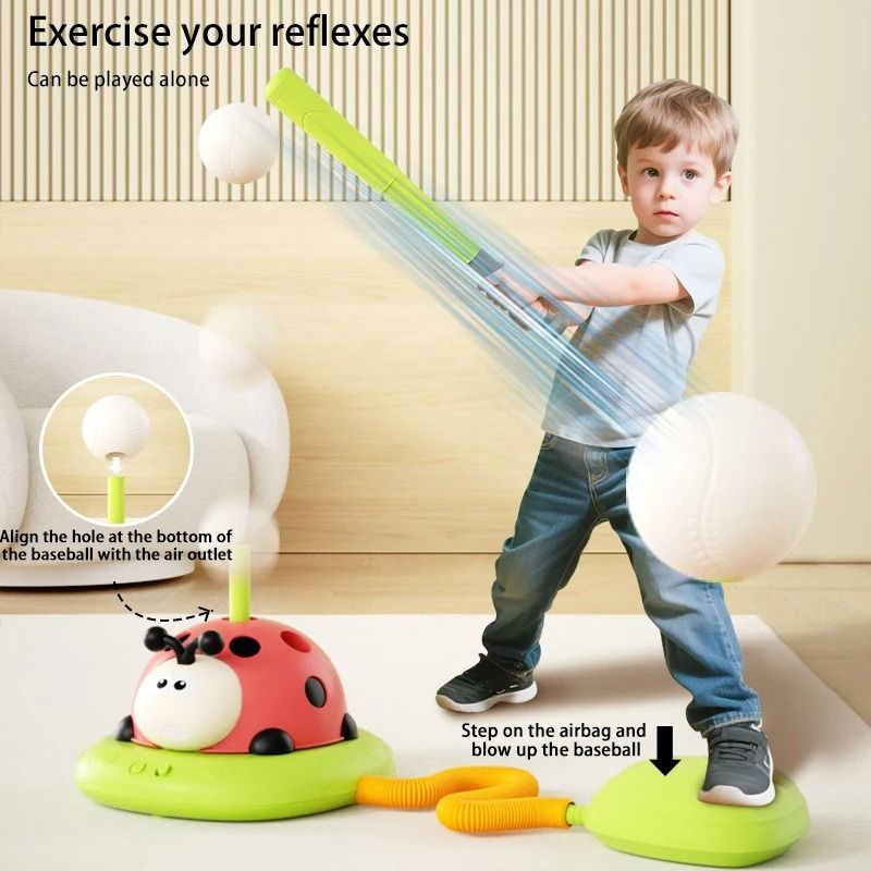 Ladybug 3in1 Multifunction Sport Game Skip Toss Rocket Launcher 5