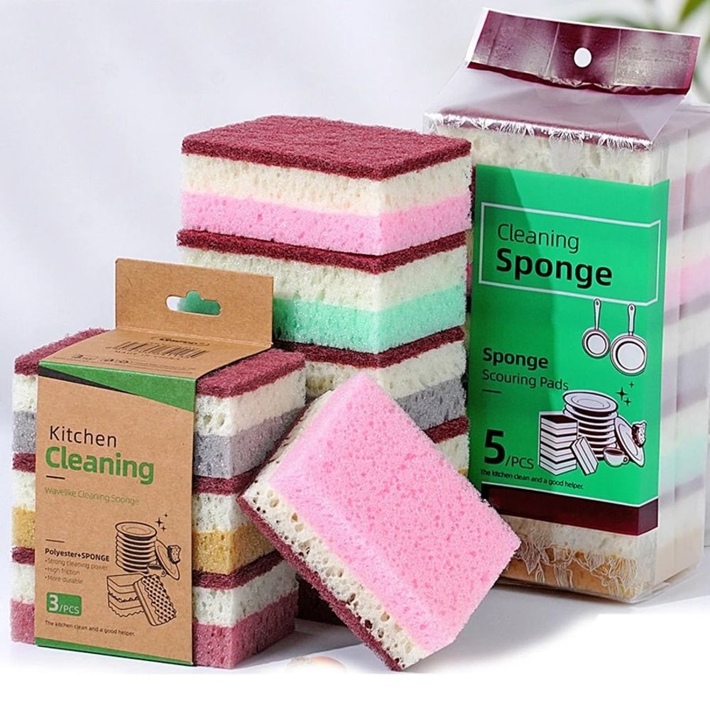 HighDensity Multipurpose Sponge Cleaning Cloth Premium Kitchen Catering Supply 0