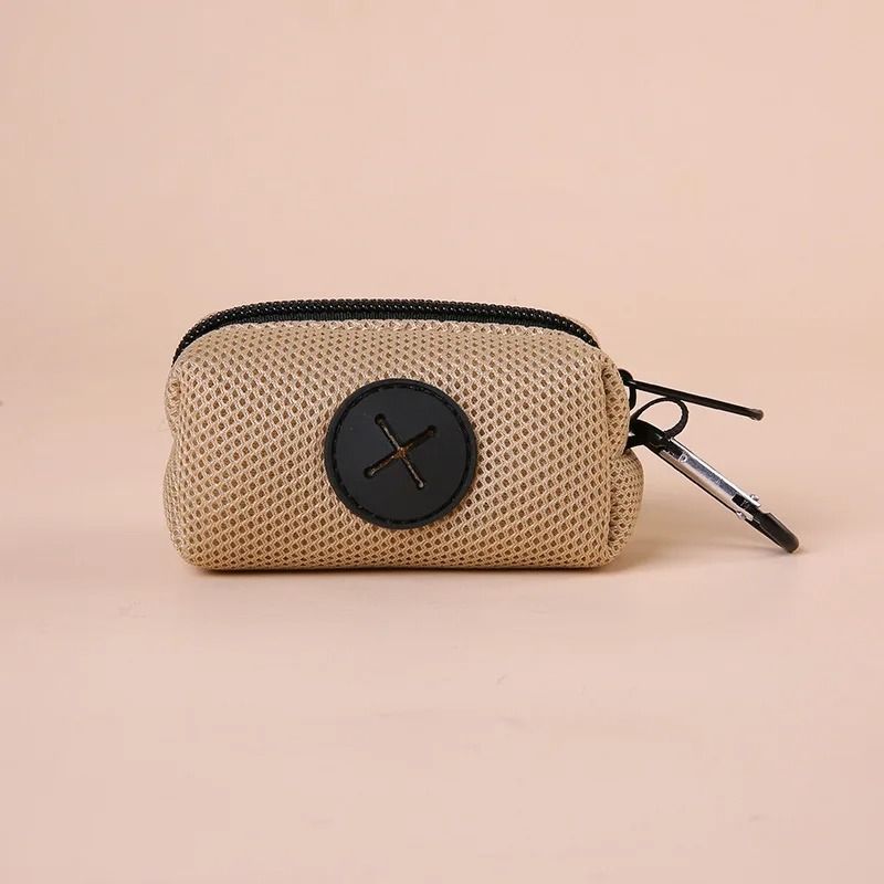 Canvas Dog Poop Bag Holder Outdoor Pet Waste Bag Dispenser 9