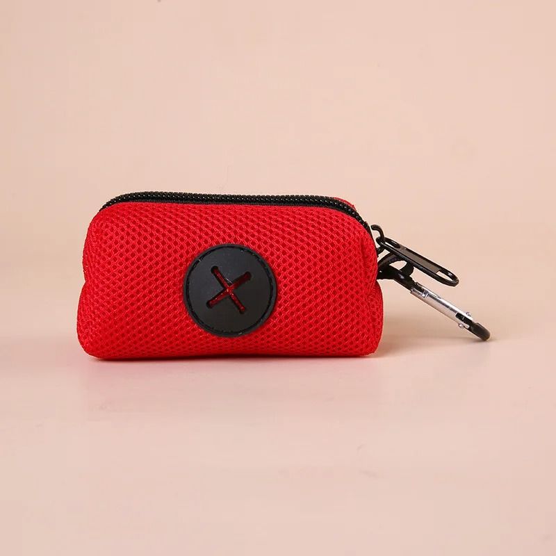 Canvas Dog Poop Bag Holder Outdoor Pet Waste Bag Dispenser 12