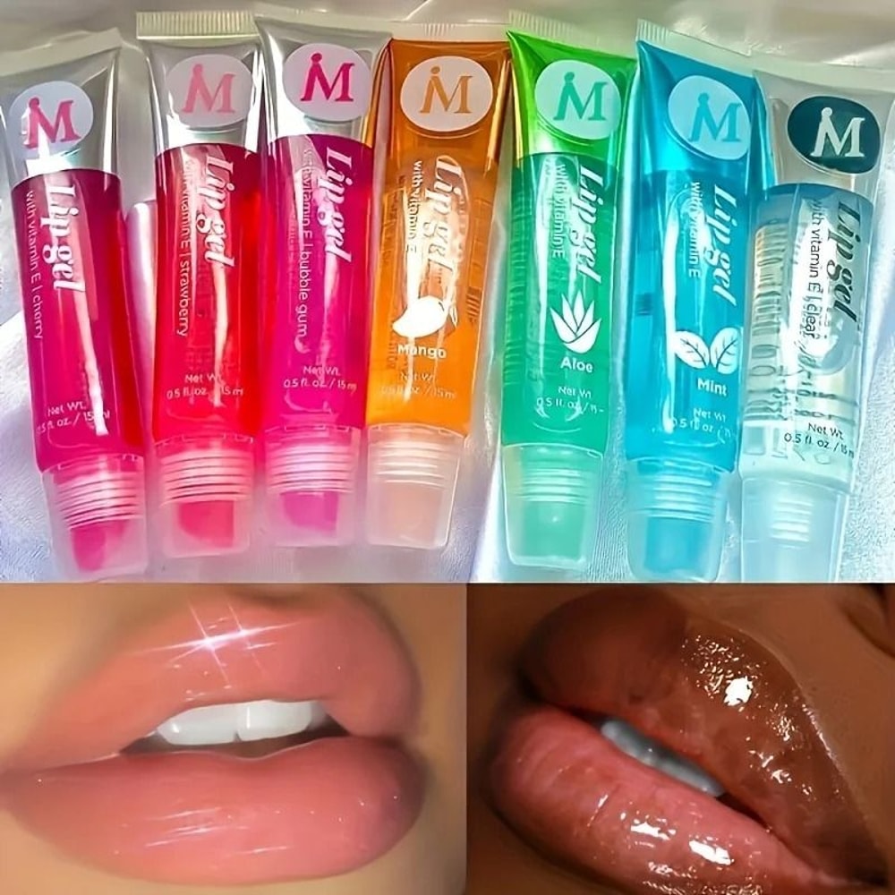 6Piece Moisturizing Lip Gel Set Nutritious Translucent Lip Oil Collection 1