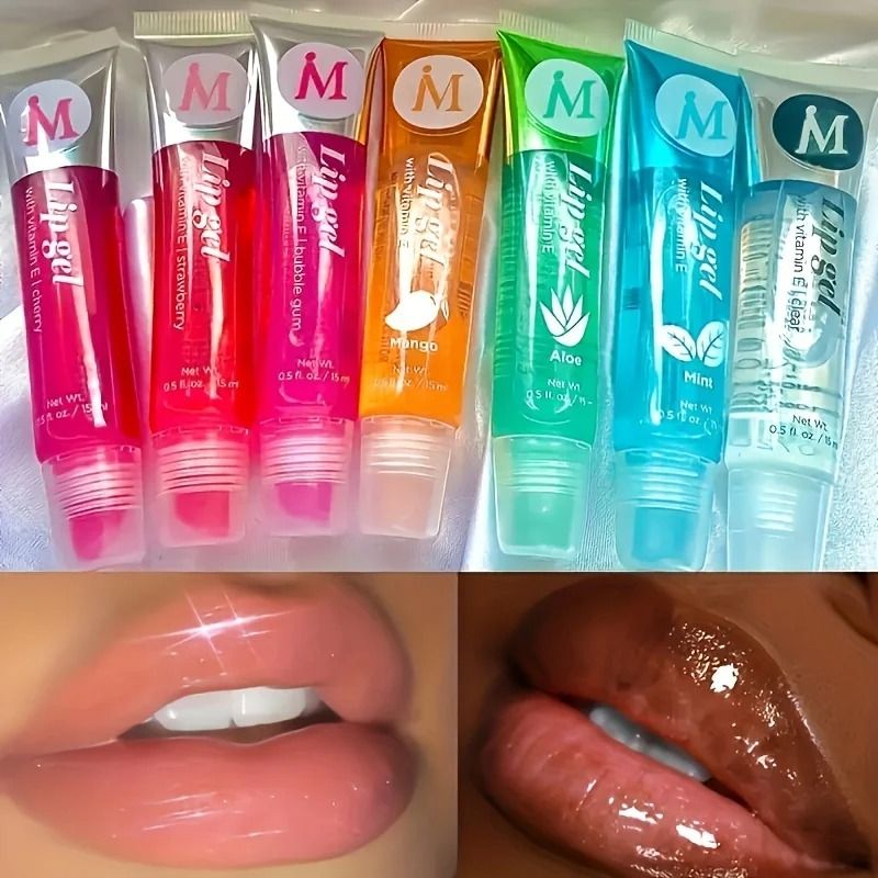 6Piece Moisturizing Lip Gel Set Nutritious Translucent Lip Oil Collection 1