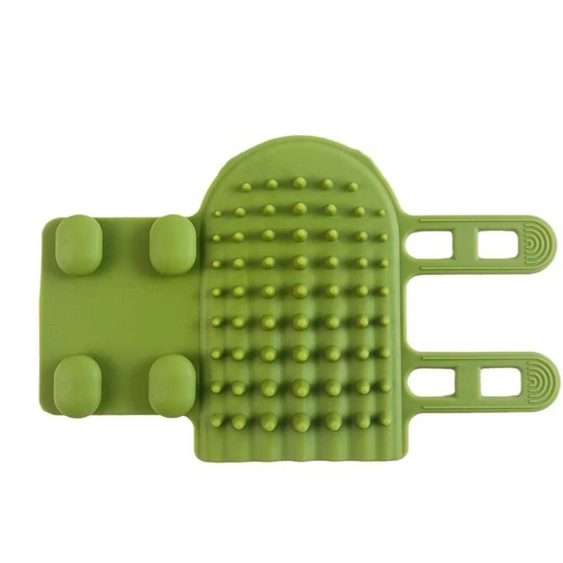 Pet Cat Hair Removal Massage Comb Silicone SelfGrooming Wall Brush 5