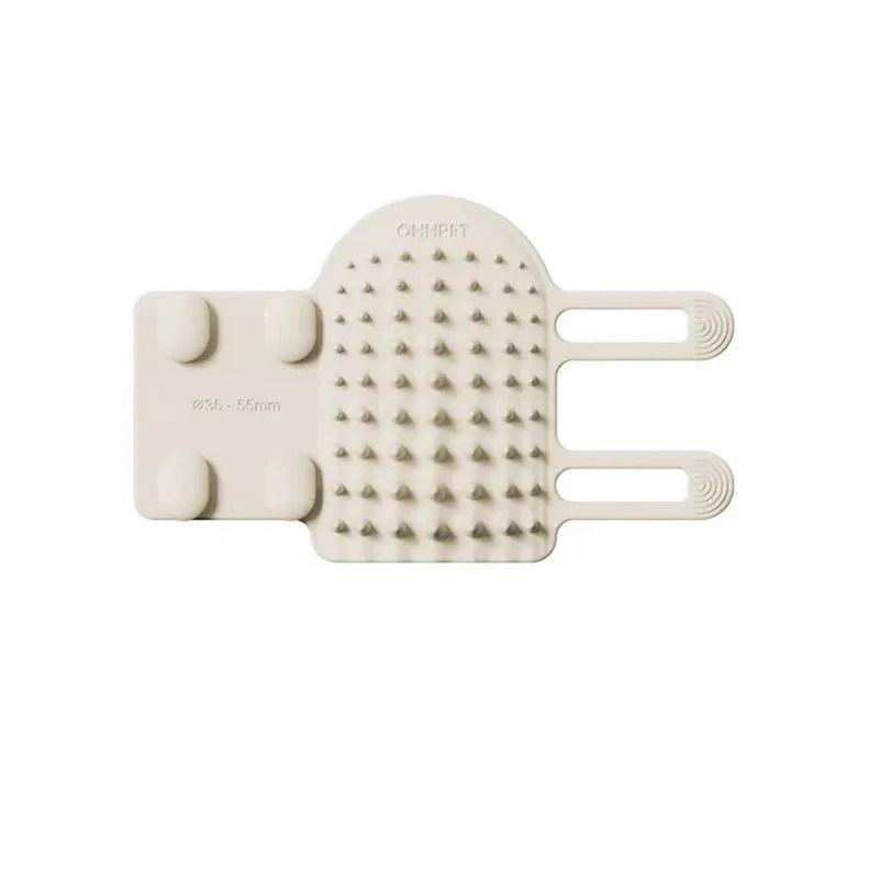 Pet Cat Hair Removal Massage Comb Silicone SelfGrooming Wall Brush 7
