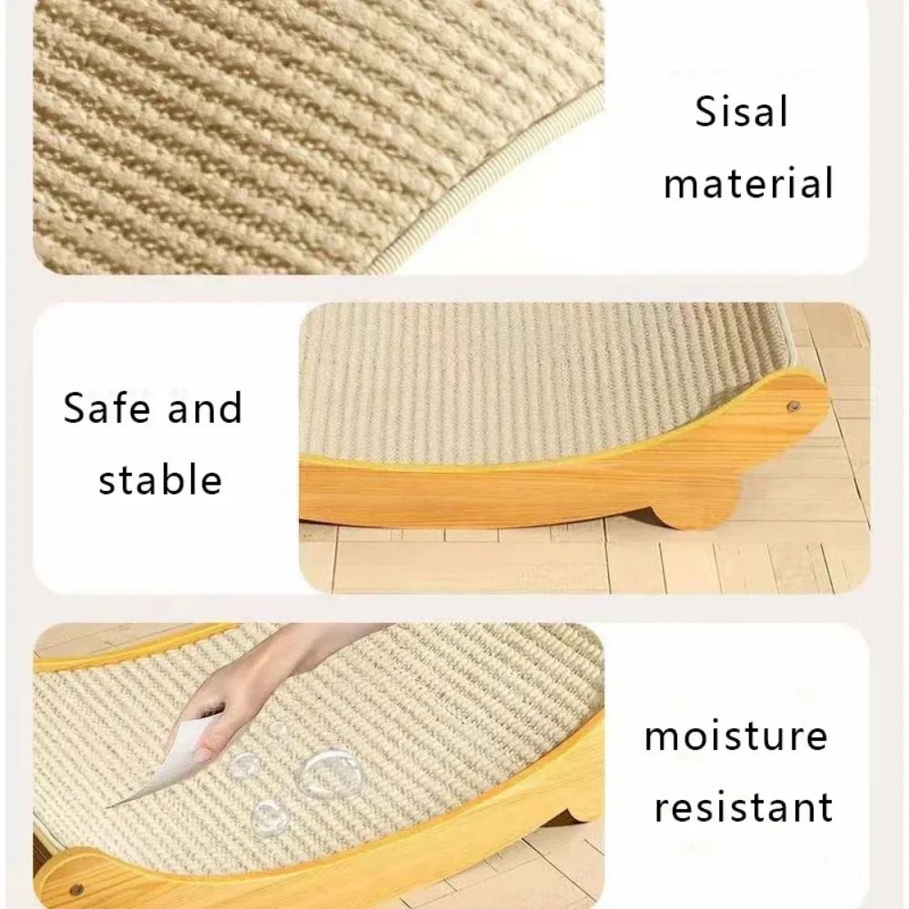 Cat Scratching Pad Detachable Bed WearResistant Multifunction Cat Toy 4