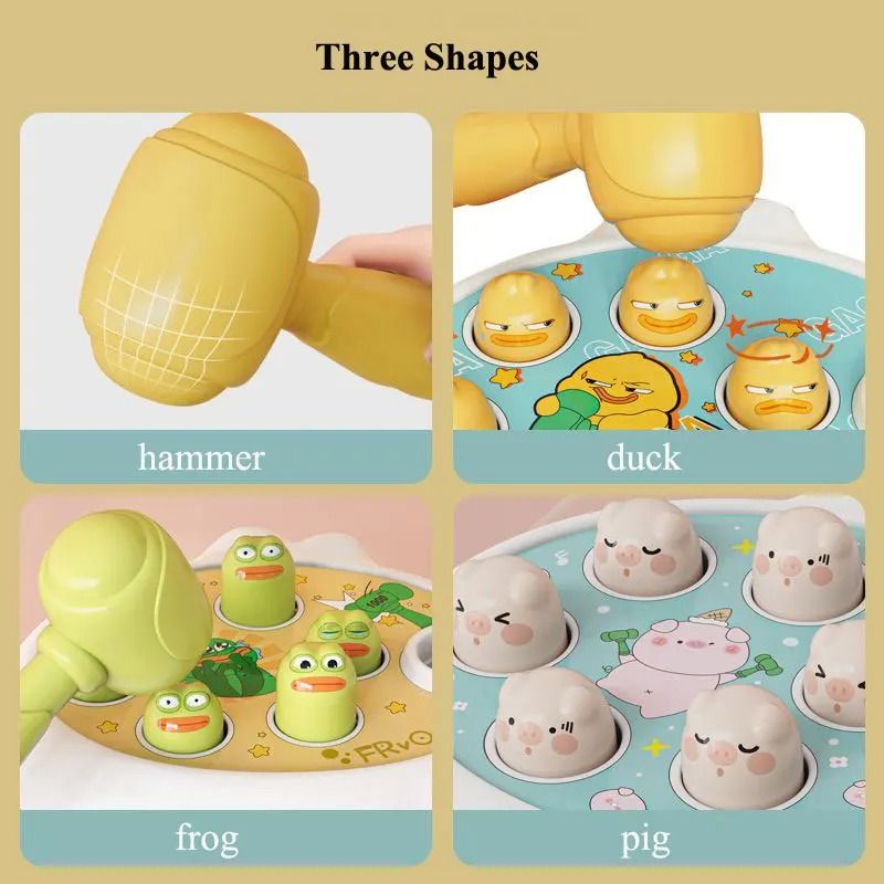 Montessori Learning Duck Hammer Game Educational Toy For Toddlers 1