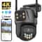 DualLens 4K 8MP External WiFi PTZ Camera Advanced Outdoor Surveillance 0