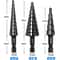 Professional 3Piece HSS Straight Groove Step Drill Bit Set IndustrialGrade Core Drilling Tools 6