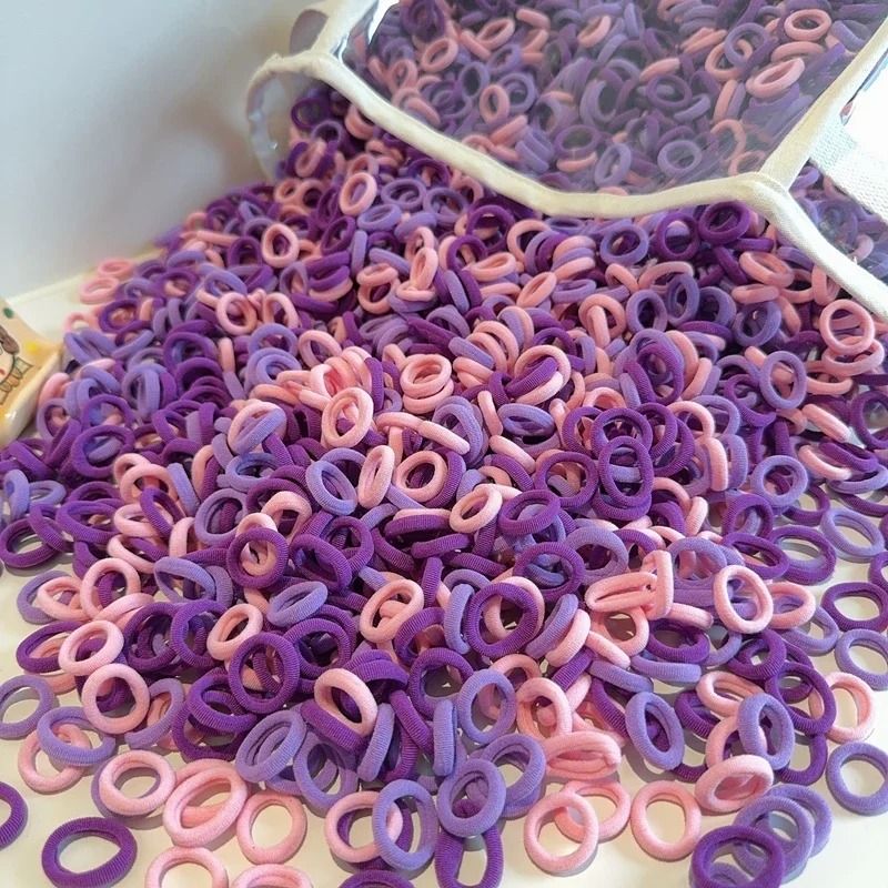 Colorful Basic Nylon Elastic Hair Ties ProfessionalStandard Ponytail Holders 8