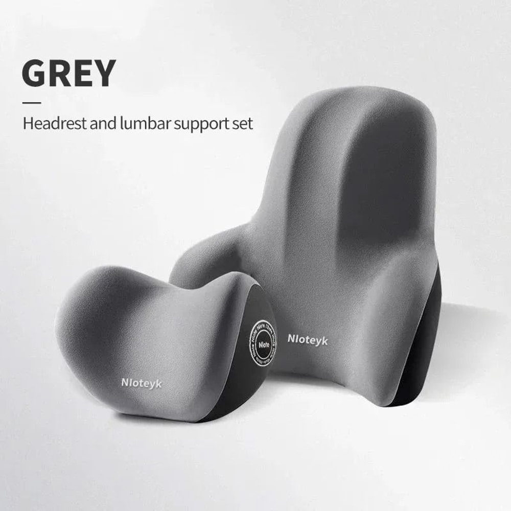 Professional Car Memory Foam Pillow Lumbar Support Set 11