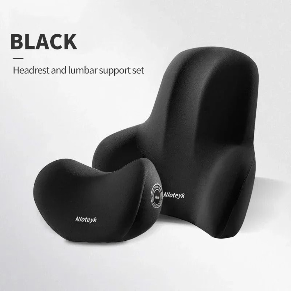 Professional Car Memory Foam Pillow Lumbar Support Set 13