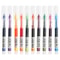 Professional Needle Type Gel Pens HighQuality Straight Liquid Stationery Set 9