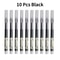 Professional Needle Type Gel Pens HighQuality Straight Liquid Stationery Set 7