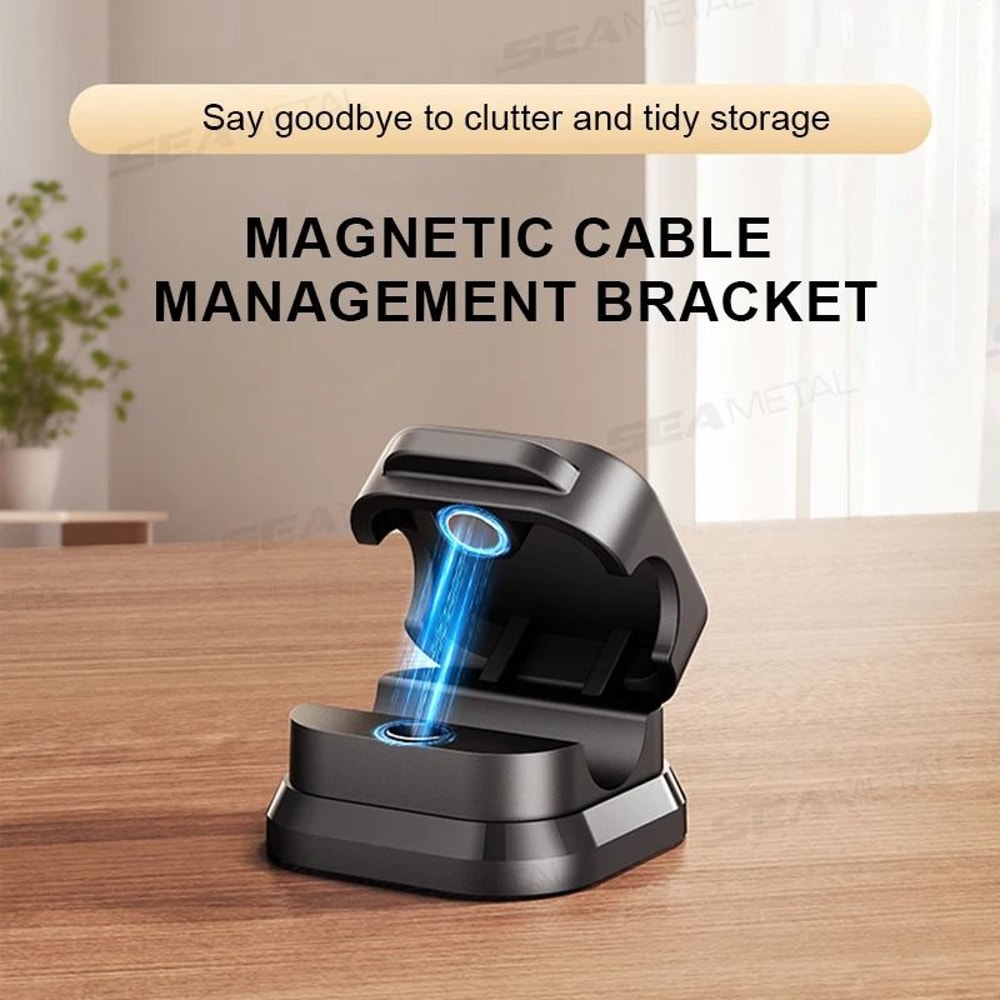 SEAMETAL Professional Magnetic Cable Management System 10Piece IndustrialGrade Cord Organizer 1