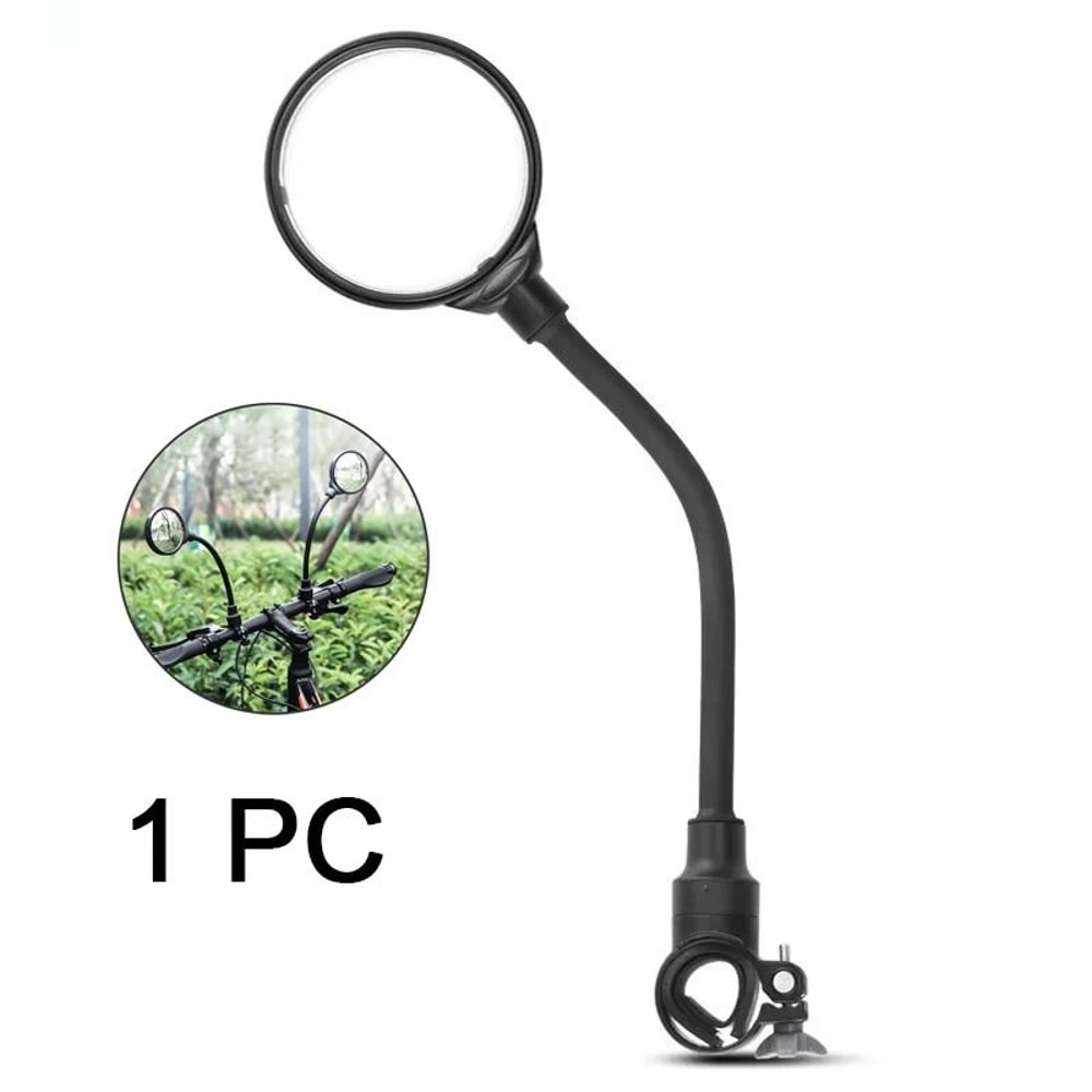 Universal Professional Bicycle Rearview Mirror Set 360 Adjustable Handlebar Security 14