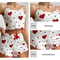 2Piece Womens Love Print Sleepwear Set IndustrialGrade Comfort Breathability 3