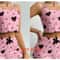 2Piece Womens Love Print Sleepwear Set IndustrialGrade Comfort Breathability 10