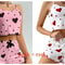 2Piece Womens Love Print Sleepwear Set IndustrialGrade Comfort Breathability 17