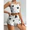 2Piece Womens Love Print Sleepwear Set IndustrialGrade Comfort Breathability 6