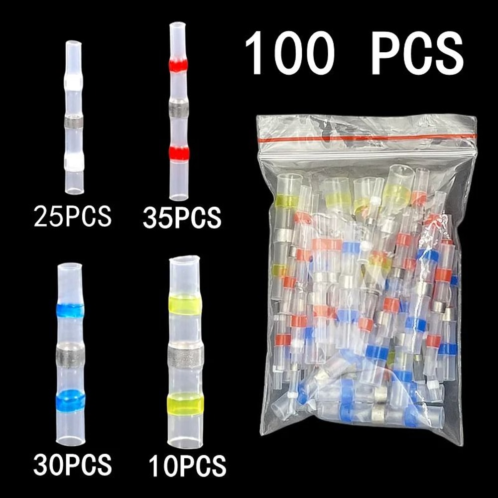 Welding Ring Heat Shrink Terminals IP67 Waterproof Wire Connectors 10