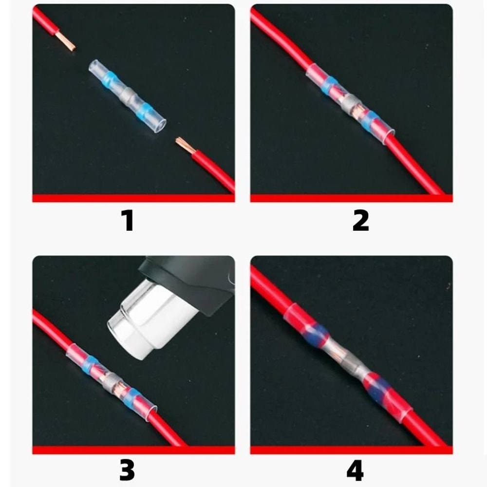 Welding Ring Heat Shrink Terminals IP67 Waterproof Wire Connectors 5