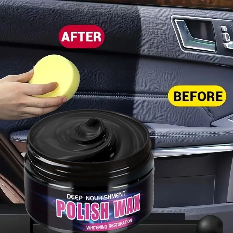 Universal Leather And Plastic Repair Polishing Wax Automotive Interior Reconditioning Cream 0