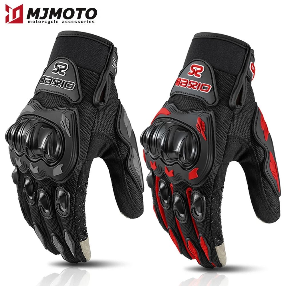Summer Breathable Full Finger Motorcycle Gloves Nonslip Racing Motocross Biker Gloves 0