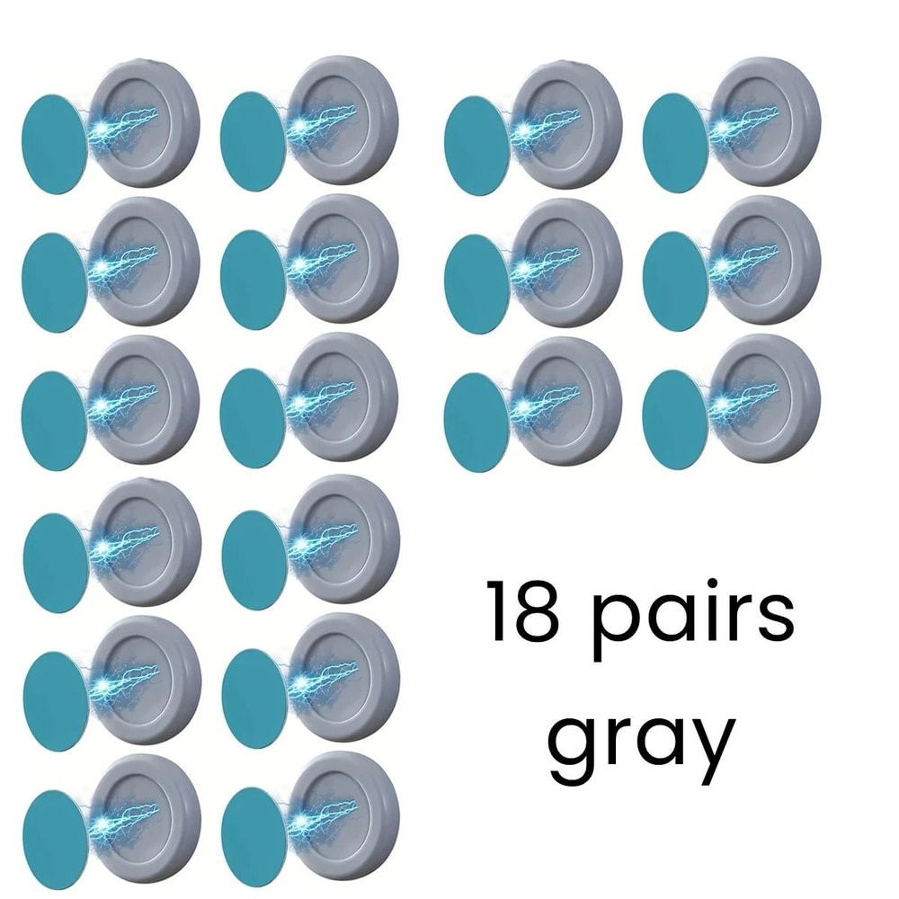 Magnetic Wall Mount Remote Control Invisible Holder And Strong Organizer Hooks 8