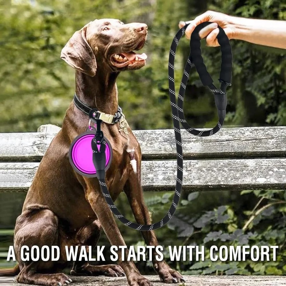 Reflective Heavy Duty Climbing Rope Dog Leash For Big And Medium Dogs 4