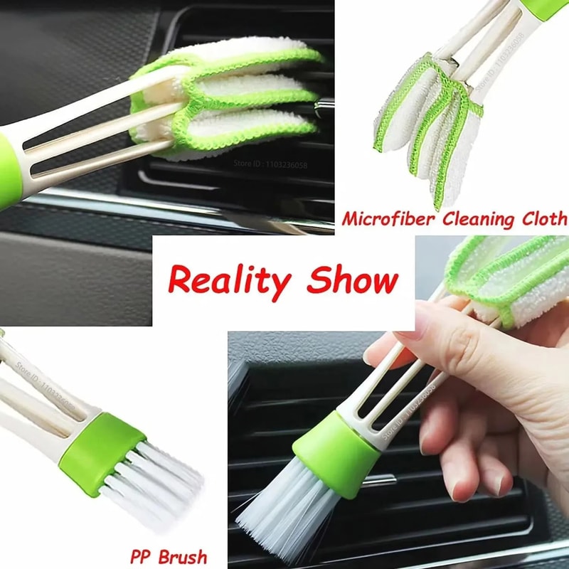 Car Detailing Brushes And Electric Drill Brush Kit For Automotive Cleaning 4