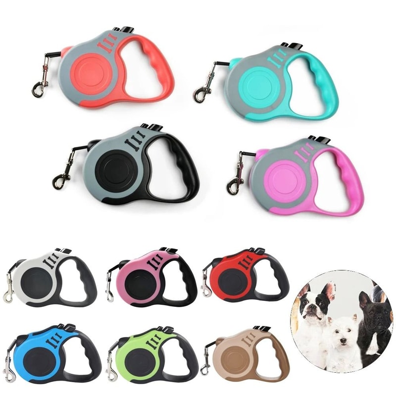 Automatic Retractable Nylon Dog Leash For Small Medium And Large Pets 0