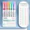 Kawaii Flower Line Shape Roller Curve Highlighter Pen Set 8