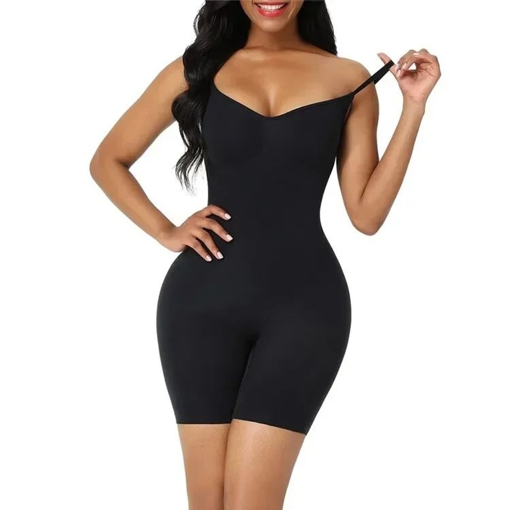 Seamless OnePiece Tummy Control Shapewear Bodysuit 5