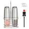 Electric Gravity Induction Pepper And Salt Mill Set 7