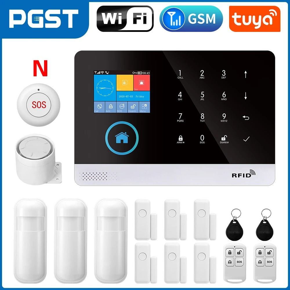 PGST 103 4G WiFi GSM Home Security Alarm System 9