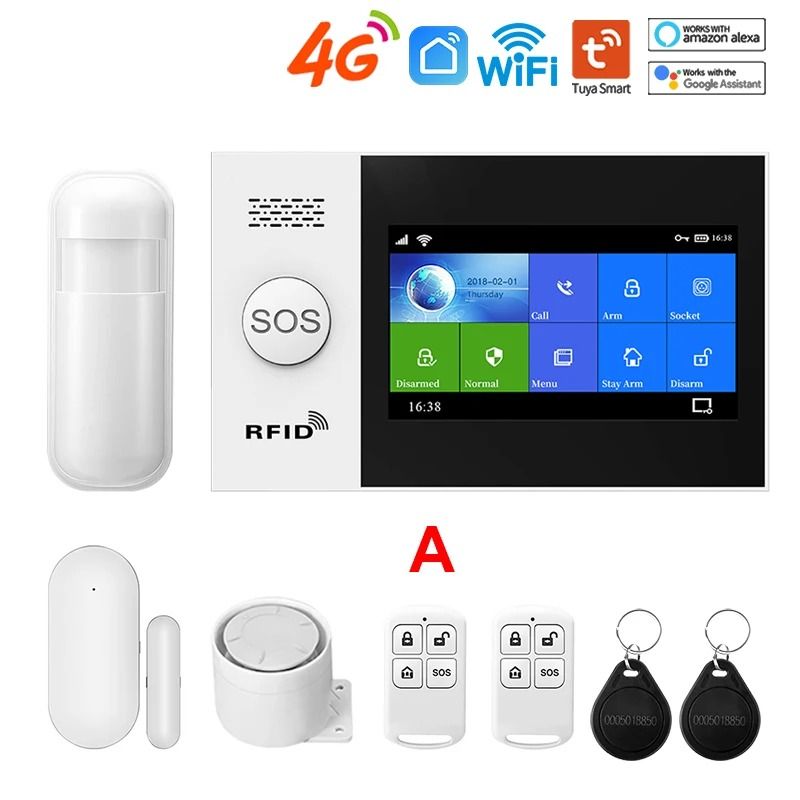 PGST PG107 4G Wireless Home Security Alarm System 6