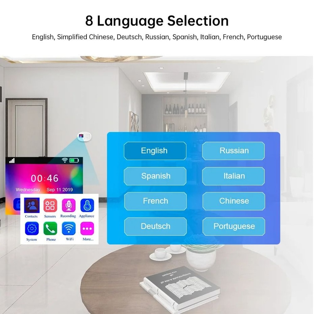 KERUI 433MHz WiFi GSM Smart Home Security System 4