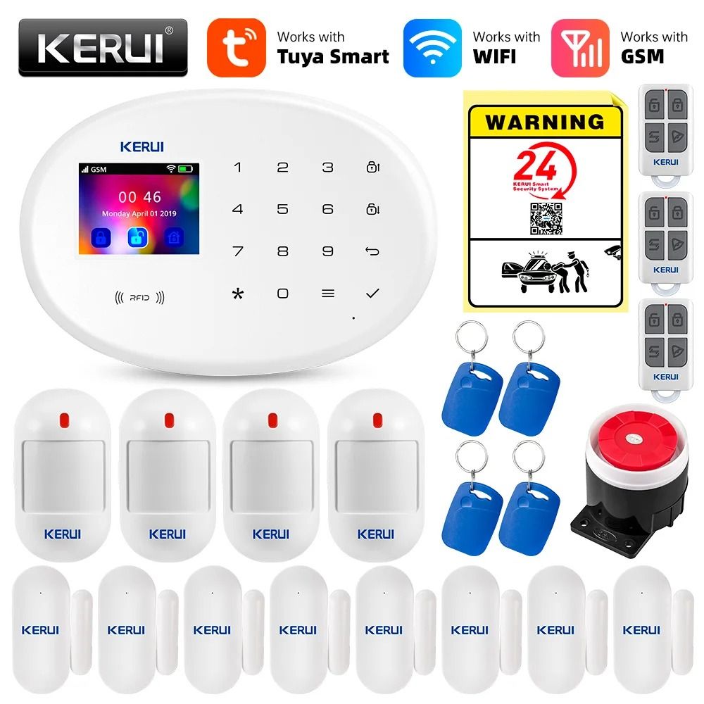 KERUI 433MHz WiFi GSM Smart Home Security System 10