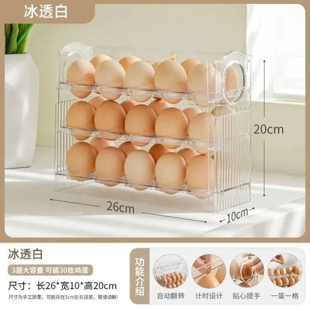 3Layer Reversible Egg Storage Organizer 4