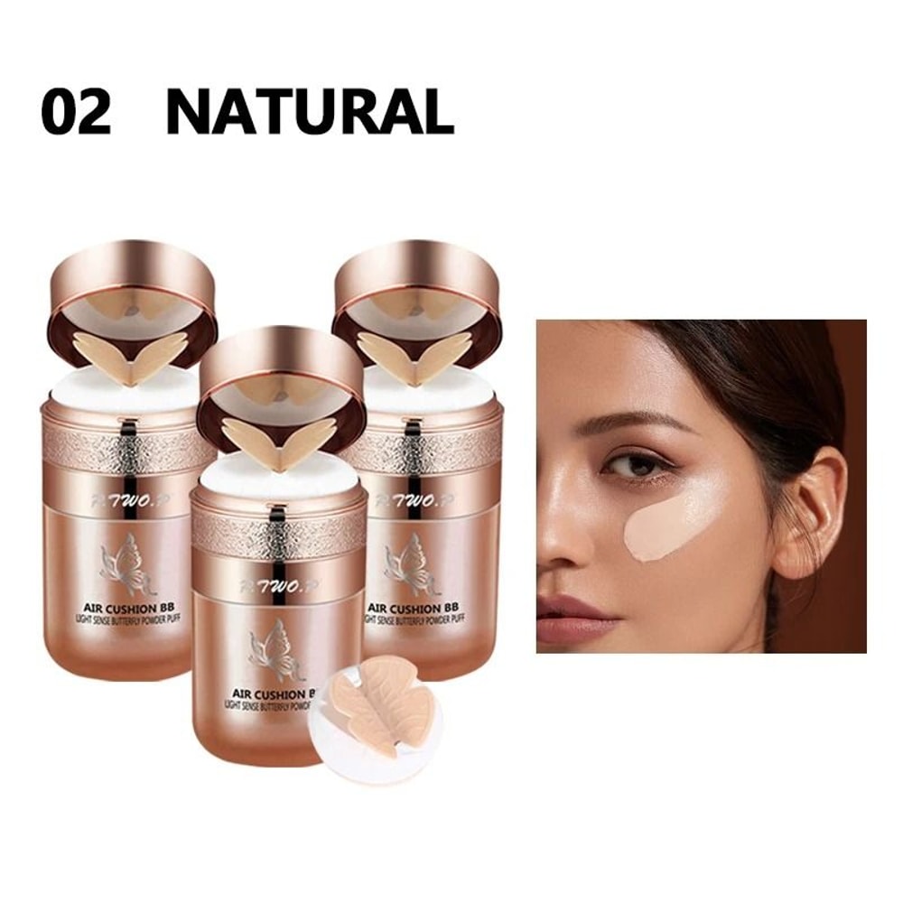 Air Cushion BB Cream With Butterfly Powder Puff 9