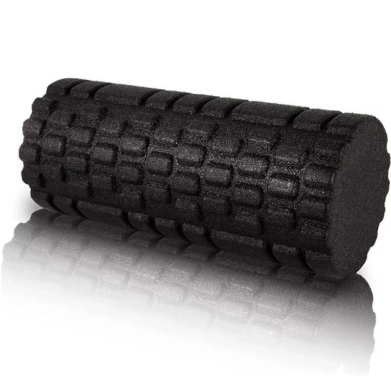 Solid Color Grooved Foam Massage Roller 5