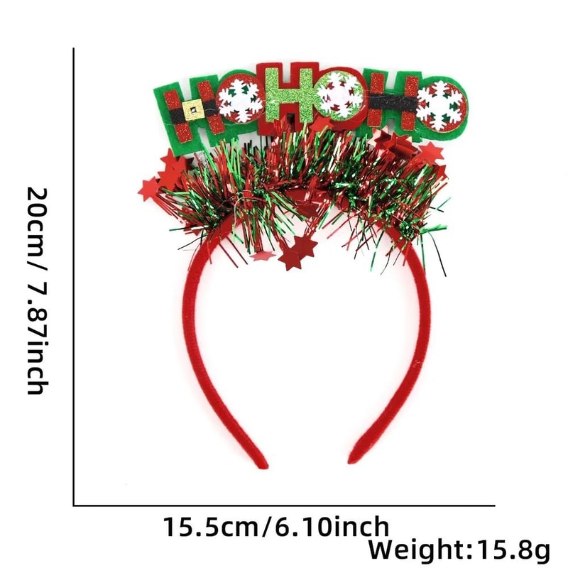 Festive Christmas Antler Headbands For Women 6