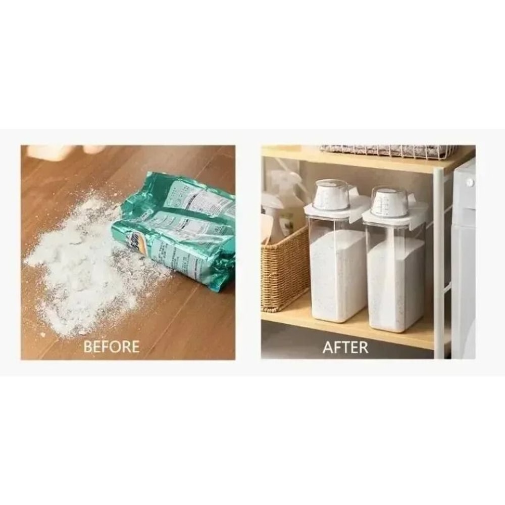 Airtight Laundry Detergent Dispenser Storage Box 3