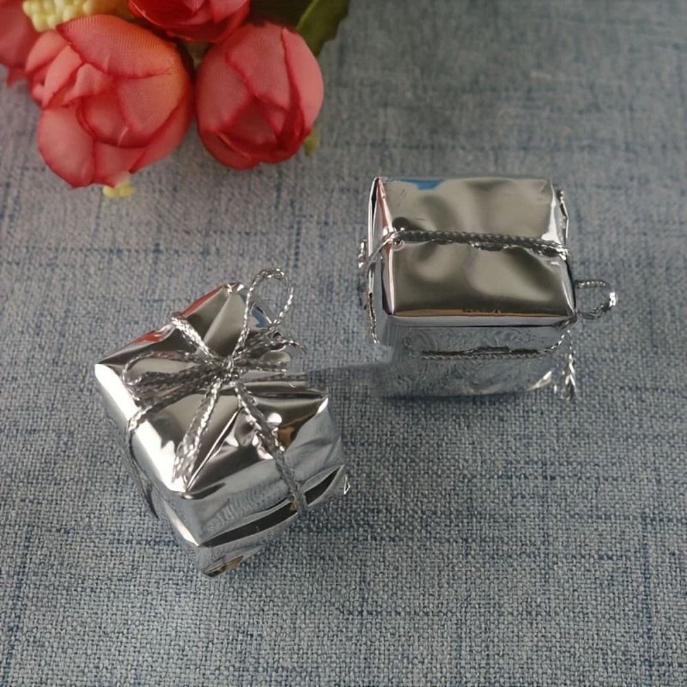 50pcs Mini Christmas Ornament Gift Boxes 5