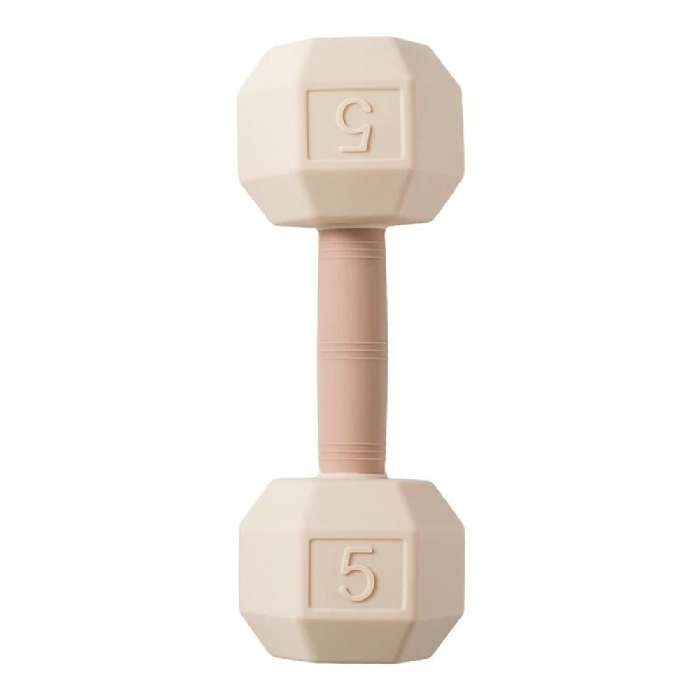 Baby Silicone Teething Dumbbell Rattle Toy 7